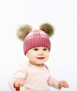 Winter Baby Knitting Hair Ball Hat Warm kids Hat
